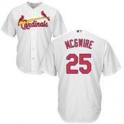Wholesale Cheap Cardinals #25 Mark McGwire White Cool Base Stitched Youth MLB Jersey