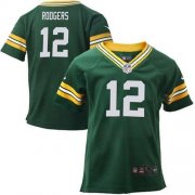Wholesale Cheap Toddler Nike Packers #12 Aaron Rodgers Green Team Color Stitched NFL Elite Jersey