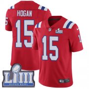 Wholesale Cheap Nike Patriots #15 Chris Hogan Red Alternate Super Bowl LIII Bound Men's Stitched NFL Vapor Untouchable Limited Jersey