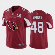 Wholesale Cheap Arizona Cardinals #48 Isaiah Simmons Red Men's Nike Big Team Logo Player Vapor Limited NFL Jersey