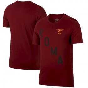 Wholesale Cheap AS Roma Nike Squad T-Shirt Red