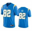 Cheap Men's Los Angeles Chargers #82 Brenden Rice Light Blue 2024 Draft Vapor Limited Football Stitched Jersey