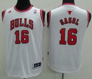 Cheap Youth Chicago Bulls #16 Pau Gasol White Jersey