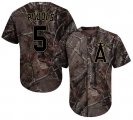 Wholesale Cheap Angels #5 Albert Pujols Camo Realtree Collection Cool Base Stitched Youth MLB Jersey