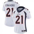 Wholesale Cheap Nike Broncos #21 Su'a Cravens White Women's Stitched NFL Vapor Untouchable Limited Jersey