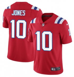 Wholesale Cheap Men\'s New England Patriots #10 Mac Jones 2021 Red Vapor Untouchable Limited Stitched NFL Jersey