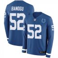 Wholesale Cheap Nike Colts #52 Ben Banogu Royal Blue Team Color Men's Stitched NFL Limited Therma Long Sleeve Jersey
