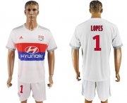 Wholesale Cheap Lyon #1 Lopes Home Soccer Club Jersey