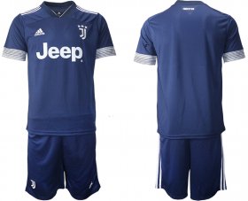 Wholesale Cheap Men 2020-2021 club Juventus away blank blue Soccer Jerseys