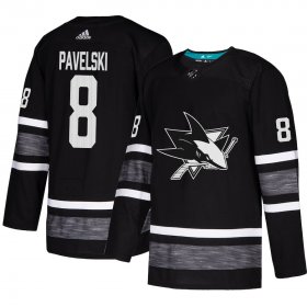 Wholesale Cheap Adidas Sharks #8 Joe Pavelski Black Authentic 2019 All-Star Stitched Youth NHL Jersey