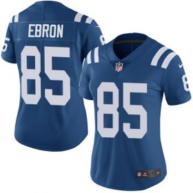 Wholesale Cheap Nike Colts #85 Eric Ebron Royal Blue Team Color Women\'s Stitched NFL Vapor Untouchable Limited Jersey