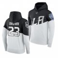 Wholesale Cheap Adidas Los Angeles Kings #23 Dustin Brown Men's 2020 Stadium Series White Black NHL Hoodie