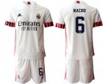 Wholesale Cheap Men 2020-2021 club Real Madrid home 6 white Soccer Jerseys1
