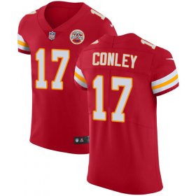 Wholesale Cheap Nike Chiefs #17 Chris Conley Red Team Color Men\'s Stitched NFL Vapor Untouchable Elite Jersey