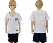 Wholesale Cheap England Blank Home Kid Soccer Country Jersey