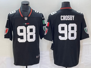Men's Las Vegas Raiders #98 Maxx Crosby Black Mexico Vapor Stitched Jersey