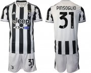 Wholesale Cheap Men 2021-2022 Club Juventus home white 31 Adidas Soccer Jerseys