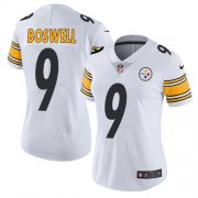 Wholesale Cheap Nike Steelers #9 Chris Boswell White Women's Stitched NFL Vapor Untouchable Limited Jersey
