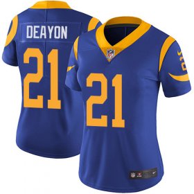 Wholesale Cheap Nike Rams #21 Donte Deayon Royal Blue Alternate Women\'s Stitched NFL Vapor Untouchable Limited Jersey
