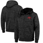 Wholesale Cheap Men's Tampa Bay Buccaneers G-III Sports by Carl Banks Heathered Black Discovery Sherpa Full-Zip Jacket