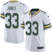 Wholesale Cheap Nike Packers #33 Aaron Jones White Men's Stitched NFL Vapor Untouchable Limited Jersey