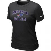 Wholesale Cheap Women's Nike Buffalo Bills Heart & Soul NFL T-Shirt Black