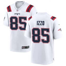 Wholesale Cheap Men\'s New England Patriots #85 Ryan Izzo White 2020 NEW Vapor Untouchable Stitched NFL Nike Limited Jersey
