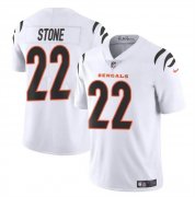 Cheap Men's Cincinnati Bengals #22 Geno Stone White Vapor Untouchable Limited Football Stitched Jersey