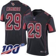 Wholesale Cheap Nike Cardinals #29 Chase Edmonds Black Men's Stitched NFL Limited Rush 100th Season Jersey