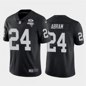 Wholesale Cheap Nike Las Vegas Raiders 24 Johnathan Abram Black 2020 Inaugural Season Vapor Untouchable Limited Jersey