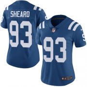 Wholesale Cheap Nike Colts #93 Jabaal Sheard Royal Blue Team Color Women's Stitched NFL Vapor Untouchable Limited Jersey