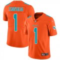 Wholesale Cheap Nike Dolphins #1 Tua Tagovailoa Orange Men's Stitched NFL Limited Inverted Legend Jersey