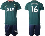 Wholesale Cheap Men 2020-2021 club Tottenham Hotspur away 16 green Soccer Jerseys