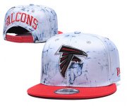Wholesale Cheap Falcons Team Logo Smoke Red Adjustable Hat TX