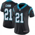 Wholesale Cheap Nike Panthers #21 Jeremy Chinn Black Team Color Women's Stitched NFL Vapor Untouchable Limited Jersey