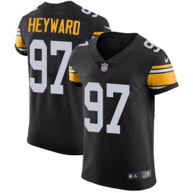 Wholesale Cheap Nike Steelers #97 Cameron Heyward Black Alternate Men\'s Stitched NFL Vapor Untouchable Elite Jersey