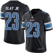 Wholesale Cheap Nike Lions #23 Darius Slay Jr Black Men's Stitched NFL Limited Rush Jersey
