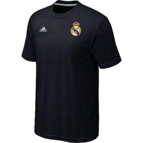 Wholesale Cheap Adidas Real Madrid Soccer T-Shirt Black