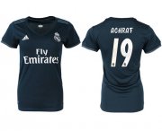 Wholesale Cheap Women's Real Madrid #19 Achraf Away Soccer Club Jersey