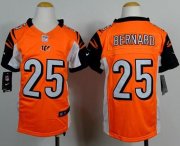 Wholesale Cheap Nike Bengals #25 Giovani Bernard Orange Alternate Youth Stitched NFL Elite Jersey