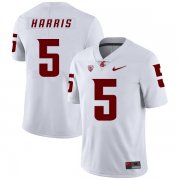 Wholesale Cheap Washington State Cougars 5 Travell Harris White College Football Jersey