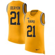 Wholesale Cheap Nike Rams #21 Donte Deayon Gold Men's Stitched NFL Limited Rush Tank Top Jersey