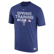 Wholesale Cheap Men's Texas Rangers Nike Royal Authentic Collection Legend Team Issue Performance T-Shirt