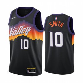 Wholesale Cheap Nike Suns #10 Jalen Smith Black NBA Swingman 2020-21 City Edition Jersey