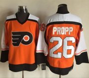 Wholesale Cheap Flyers #26 Brian Propp Orange/Black CCM Throwback Stitched NHL Jersey
