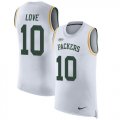 Wholesale Cheap Nike Packers #10 Jordan Love White Men's Stitched NFL Limited Rush Tank Top Jersey