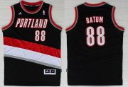 Wholesale Cheap Portland Trail Blazers #88 Nicolas Batum Revolution 30 Swingman Black Jersey
