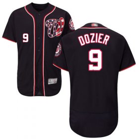 Wholesale Cheap Nationals #9 Brian Dozier Navy Blue Flexbase Authentic Collection Stitched MLB Jersey