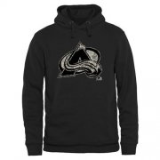 Wholesale Cheap Men's Colorado Avalanche Black Rink Warrior Pullover Hoodie
