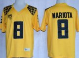 Wholesale Cheap Oregon Ducks #8 Marcus Mariota 2013 Yellow Limited Jersey